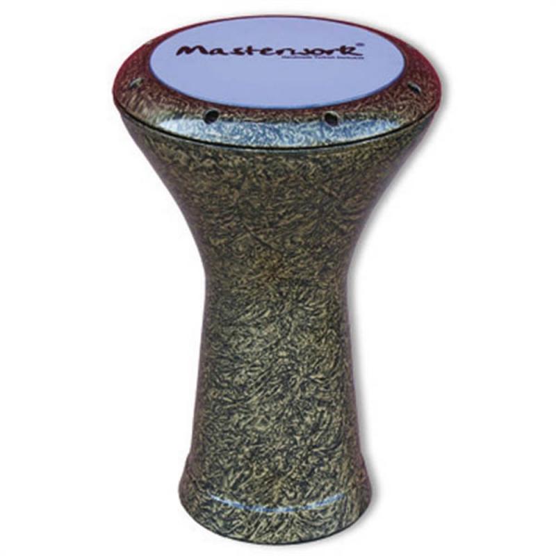 Masterwork Egypt Aluminium Colored Yellow Marble Darbuka 22 cm