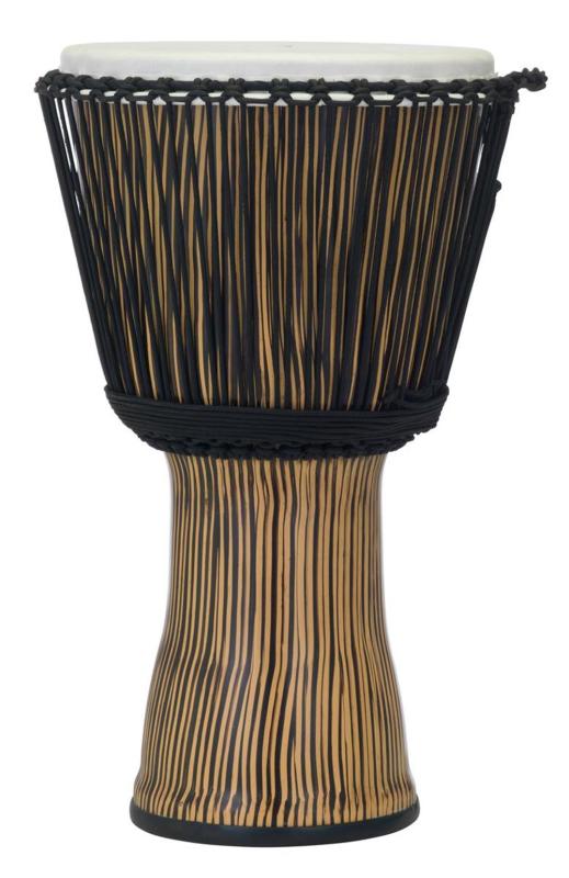 Pearl 14'' Rope Tuned Djembe Zebra Grass