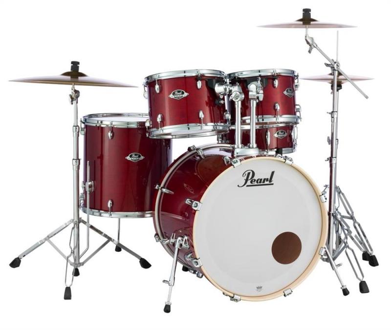 Pearl Export Lacquer 22x18 Bass Drum Natural Cherry