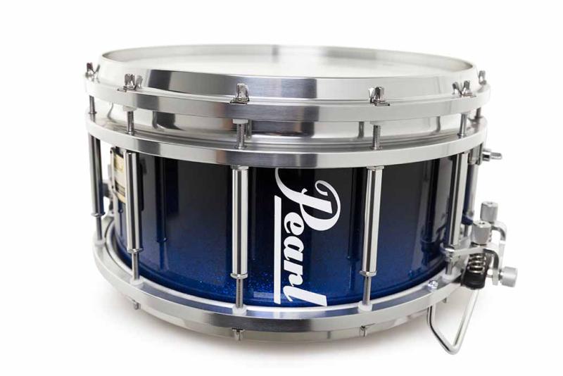Pearl Championship Pipe Band 14" x 7.0"  Snare Drum , Ultra Blue Fade