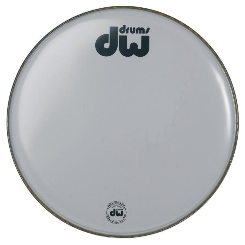 DW Bass drum head White coated 26" CW-26K