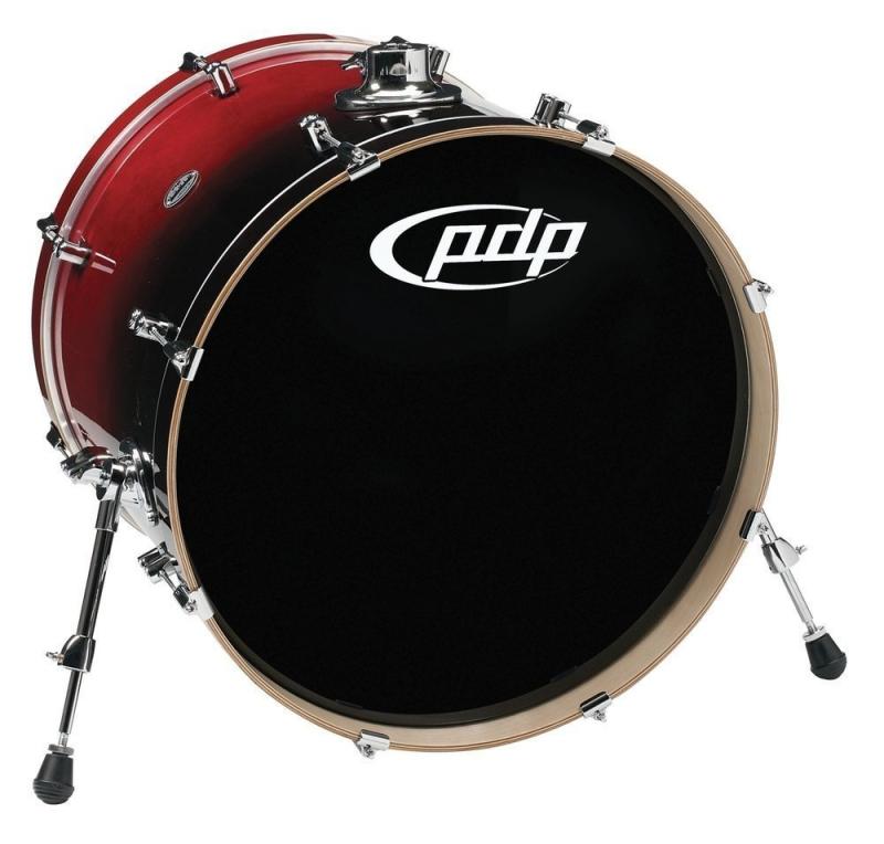 PDP Bass Drum Concept birch Pearlescent Black