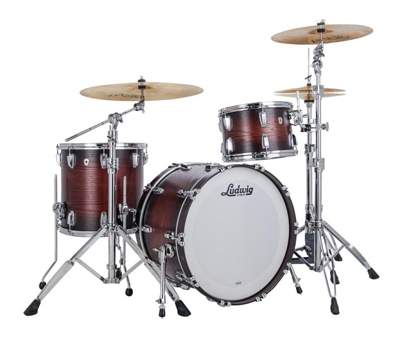 Ludwig Classic Oak Fab in Brown Burst
