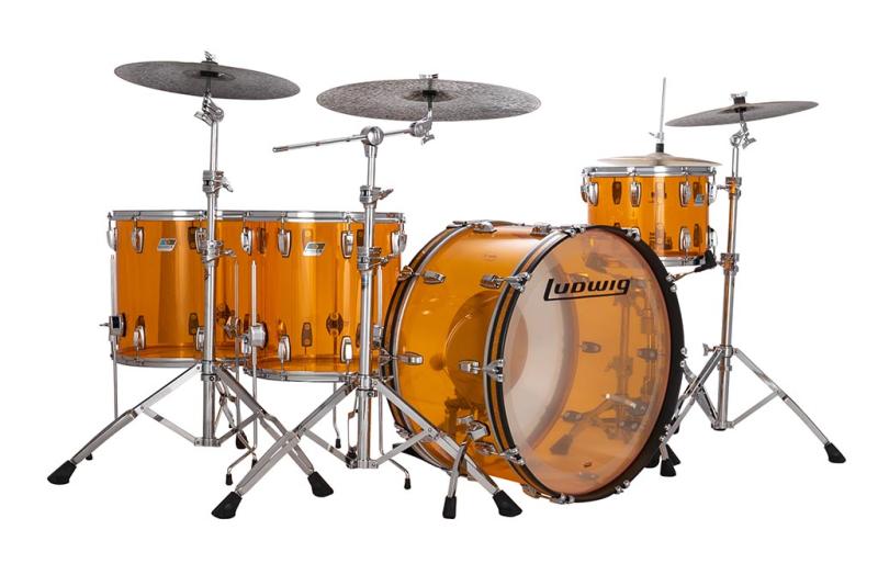 Ludwig Vistalite Zep Set in Amber