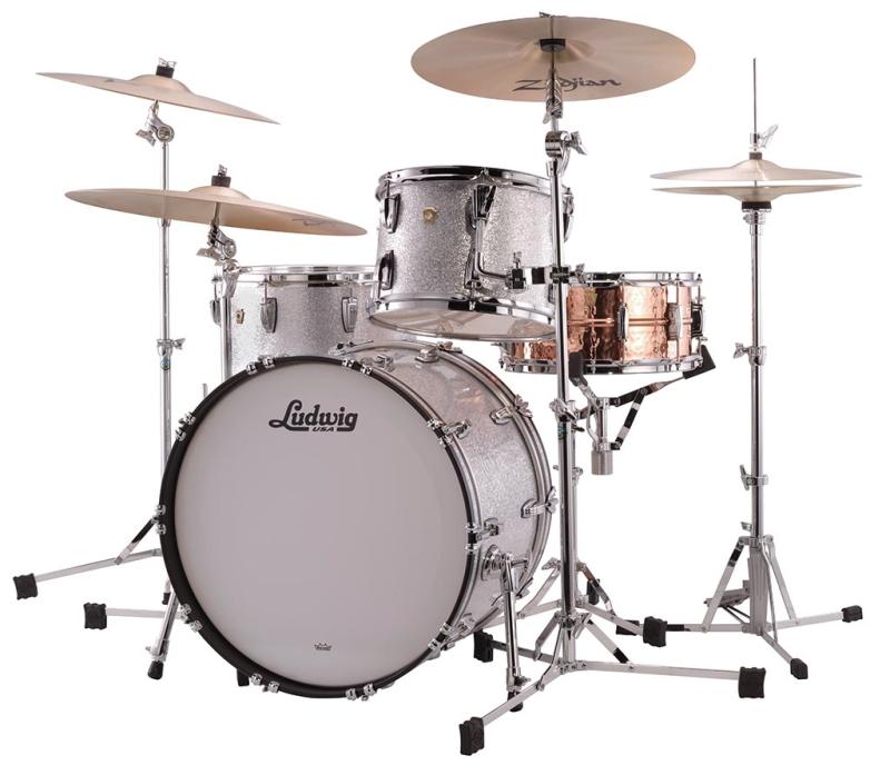 Ludwig Classic Maple Fab in Silver Sparkle