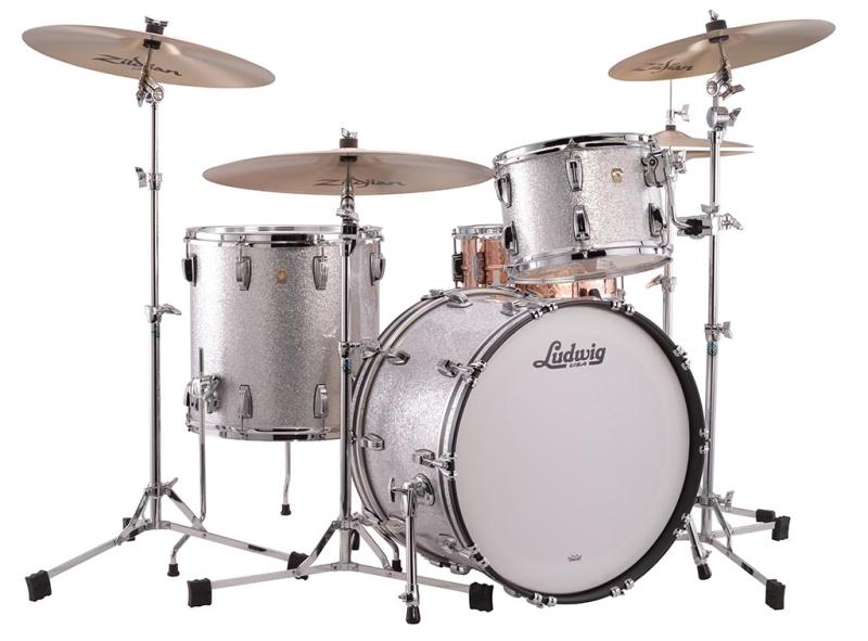 Ludwig Classic Maple Fab in Silver Sparkle