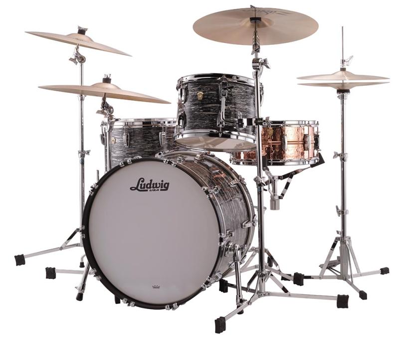 Ludwig Classic Maple Fab in Vintage Black Oyster