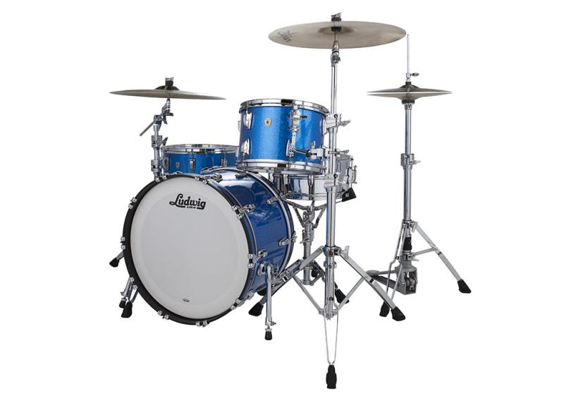 Ludwig Classic Maple Fab in Blue Sparkle
