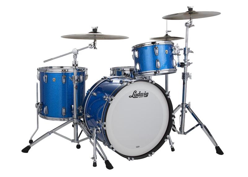 Ludwig Classic Maple Fab in Blue Sparkle