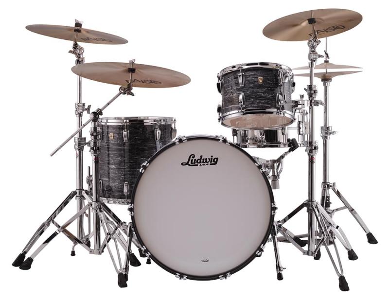 Ludwig Classic Maple Pro Beat in Vintage Black Oyster