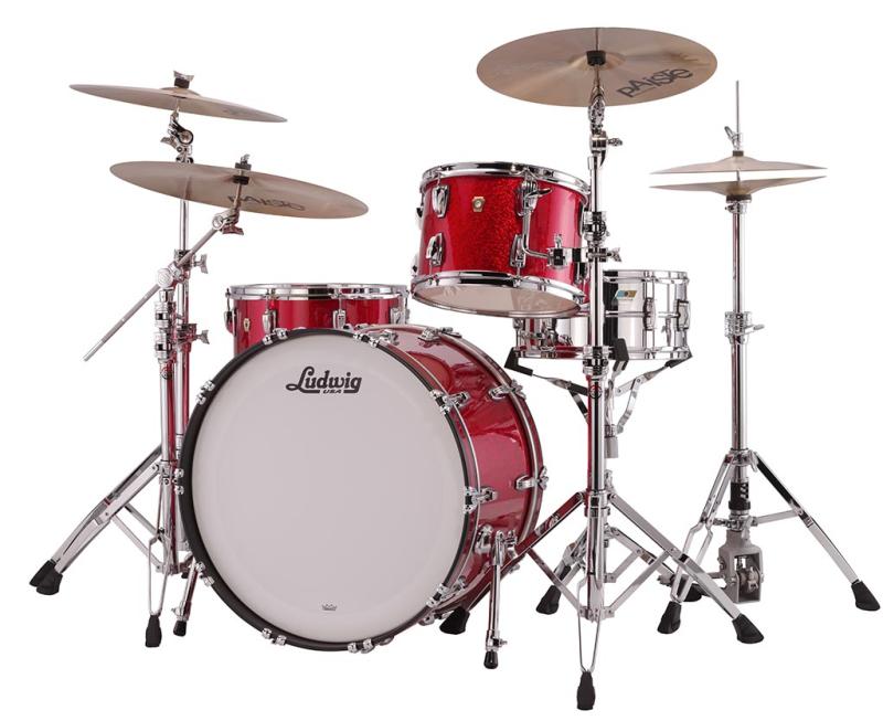 Ludwig Classic Maple Pro Beat in Red Sparkle