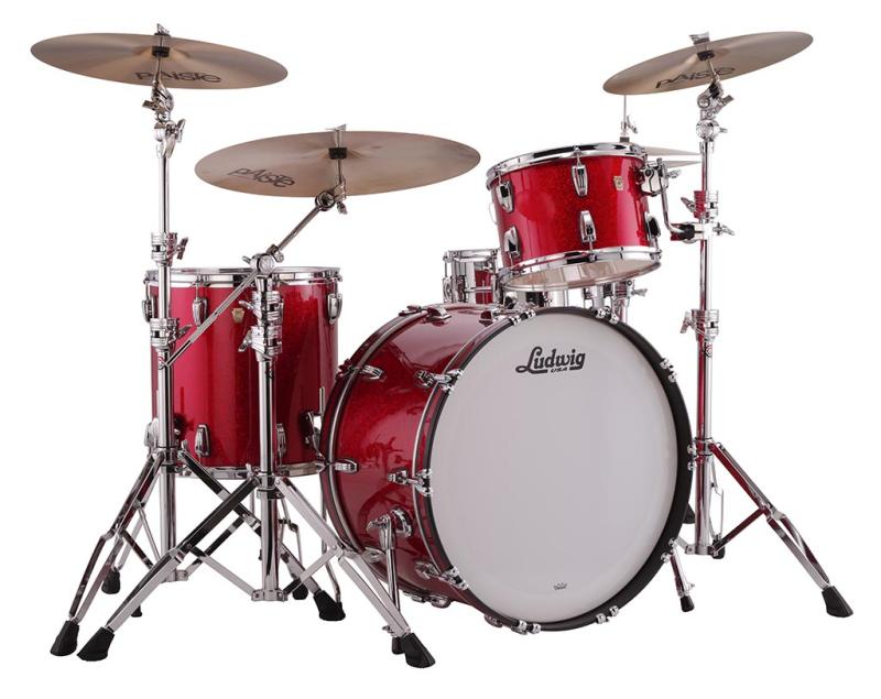 Ludwig Classic Maple Pro Beat in Red Sparkle