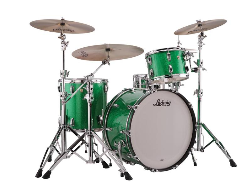 Ludwig Classic Maple Pro Beat in Green Sparkle