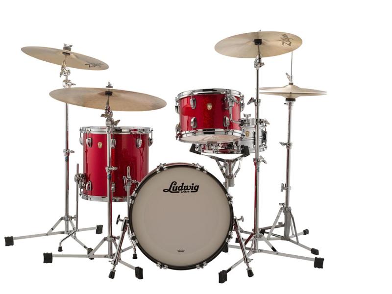 Ludwig Classic Maple Jazzette in Red Sparkle