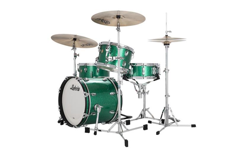Ludwig Classic Maple Jazzette in Green Sparkle