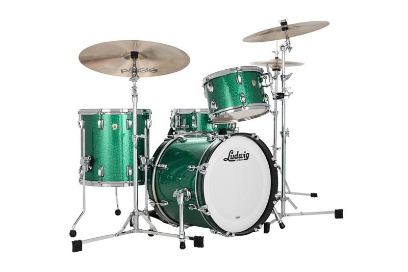 Ludwig Classic Maple Jazzette in Green Sparkle