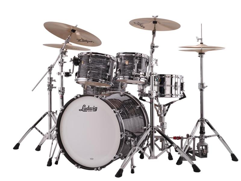 Ludwig Classic Maple Mod in Vintage Black Oyster