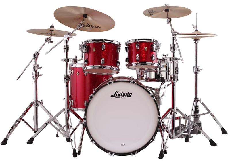 Ludwig Classic Maple Mod in Red Sparkle