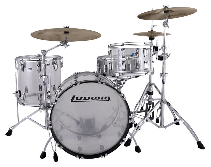 Ludwig Vistalite Fab in Clear