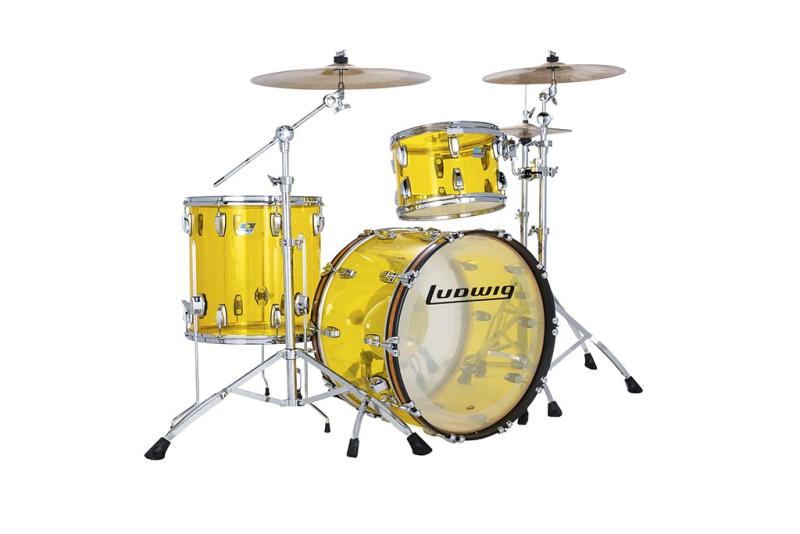 Ludwig Vistalite Fab in Yellow
