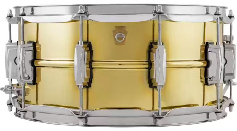 Ludwig LB403 Super Brass Snare Drum 14×6.5″