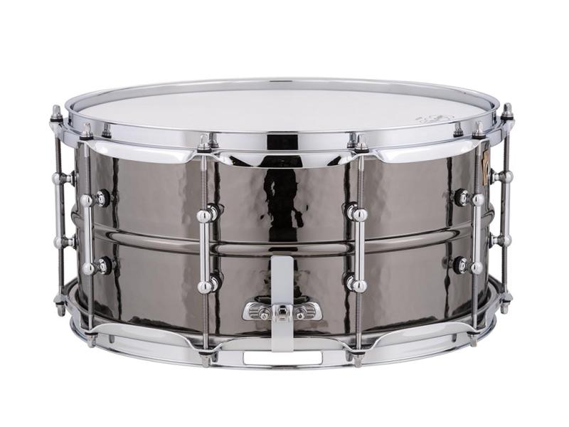 Ludwig 14"x6.5" Hammered Black Beauty Snare Drum with Tube Lugs