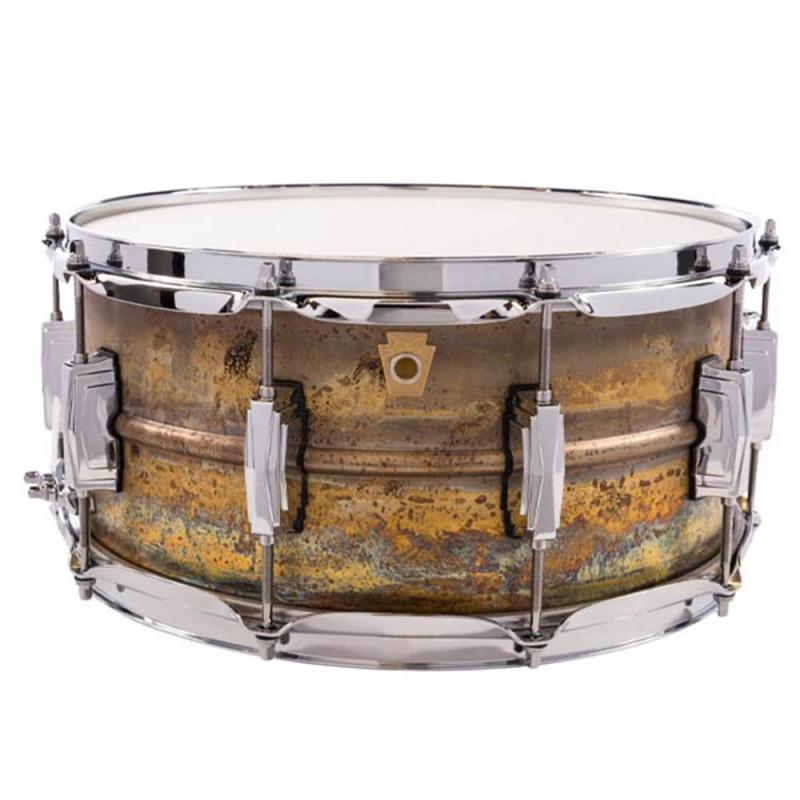 Ludwig LB464R Raw Brass Shell Snare 14×6.5 – Imperial Lugs