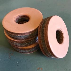 Tackle Leather Cymbal Washers 4-pk