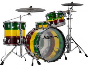 Ludwig Vistalite Fab Outfit Island Sunset – Limited Edition