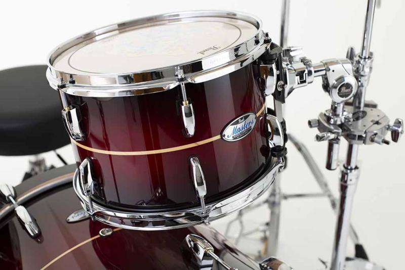 Masters Maple Complete 3-pc Shell Pack in #836 Red Burst Stripe