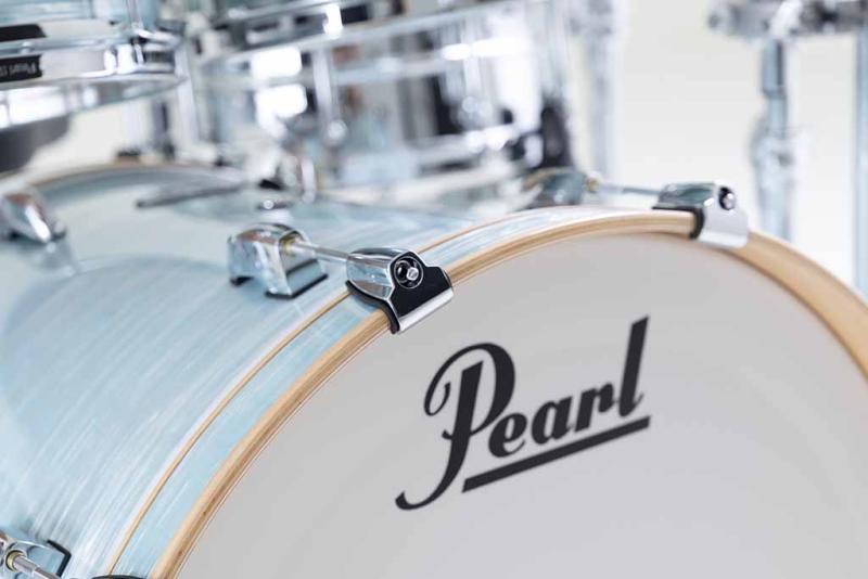 Pearl Masters Maple Complete 4-piece Shell Pack, Ice Blue Oyster