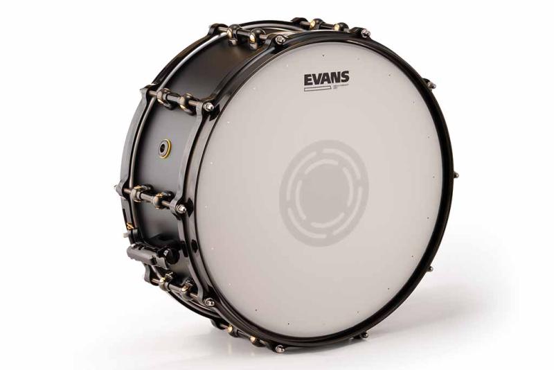 Pearl Matt Halpern 14"x6" Black-on-Brass Signature Snare Drum