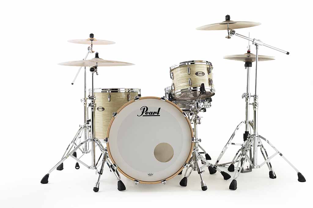 Pearl Masters Maple Gum 3-piece Shell Pack, Platinum Gold Oyster
