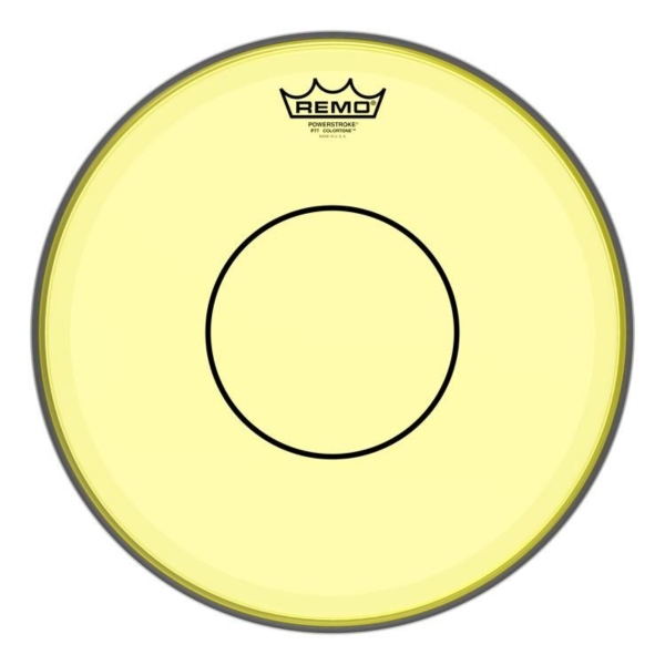 14" Colortone Yellow Powerstroke 77 virvelskinn, Remo
