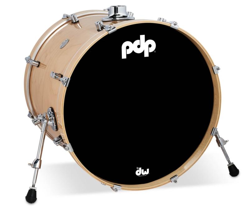 PDP Concept Maple Bass Drum, 18x22'' - Natural Lacquer