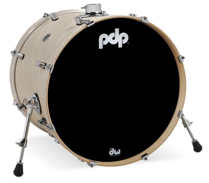 PDP Concept Maple Bass Drum, 18x22'' - Twisted Ivory Finish Ply