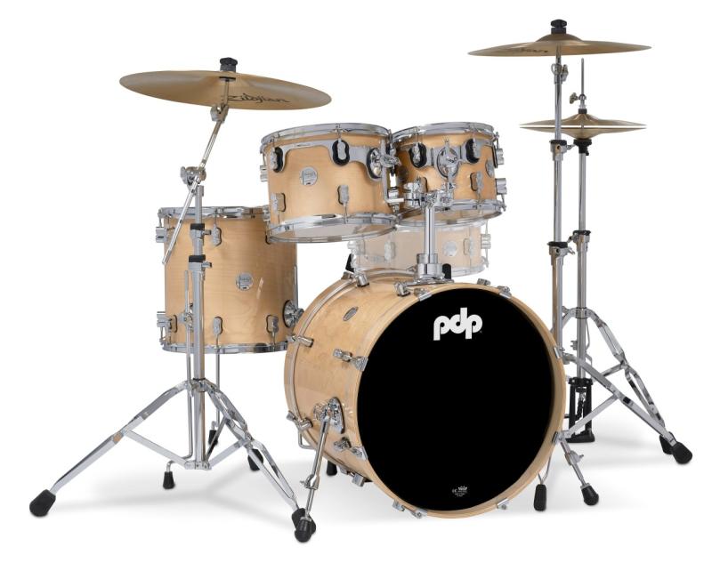 PDP Concept Maple Shell Pack, 4pc, 20'' - Natural Lacquer