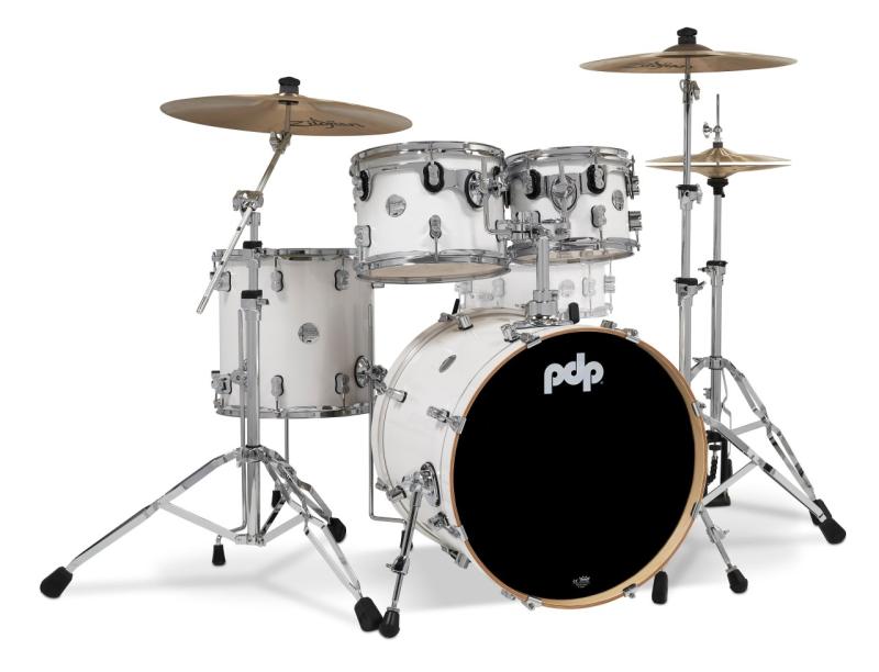 PDP Concept Maple Shell Pack, 4pc, 20'' - Pearlescent White Lacquer