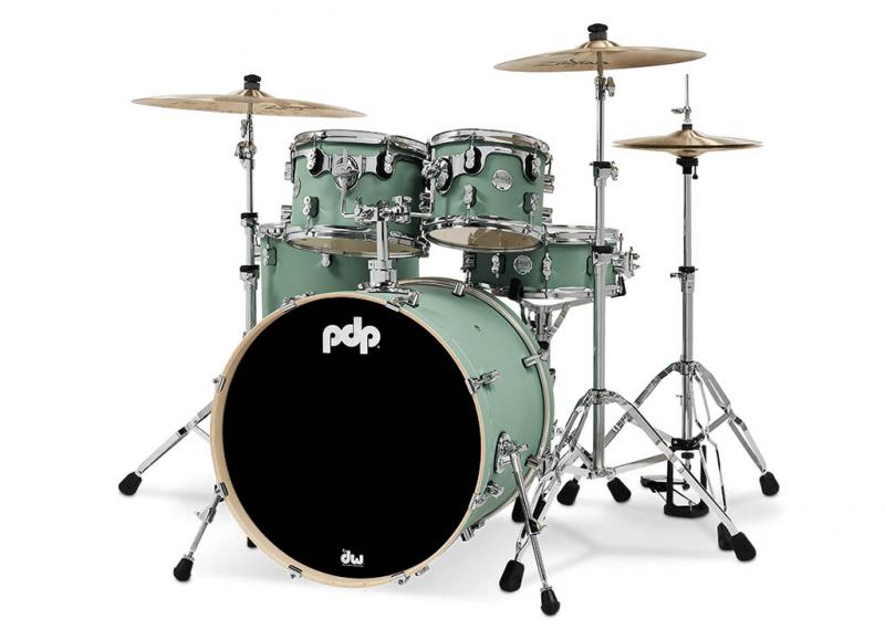 PDP by DW Shell set Concept Maple Finish Ply Satin Seafoam, PDCM2215SF