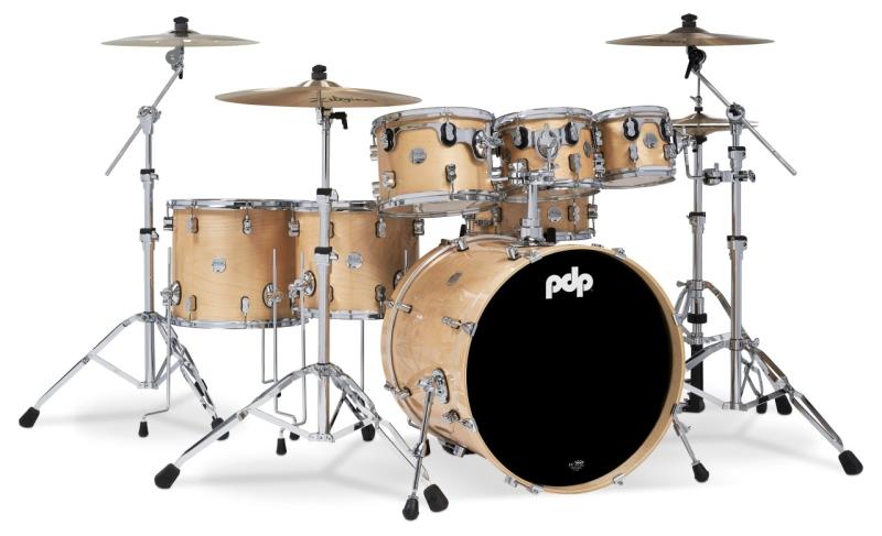 PDP Concept Maple Shell Pack, 7pc, 22'' - Natural Lacquer