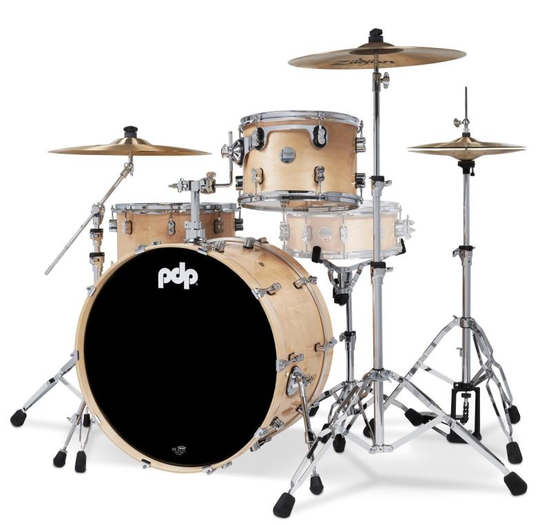 PDP Concept Maple Shell Pack, 3pc, 24'' - Natural Lacquer