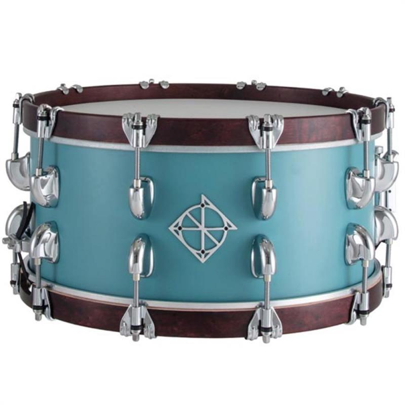 Dixon Cornerstone 14×6.5″ Quetzal Blue North American Maple Snare