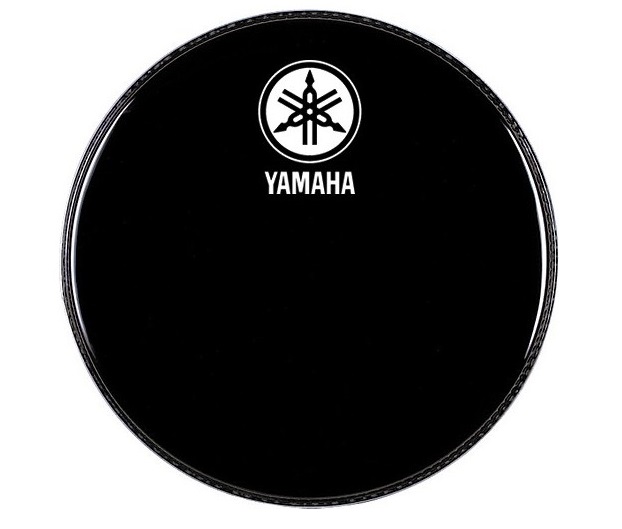 Yamaha Logo Drum Head New Logo P3 Black 18"