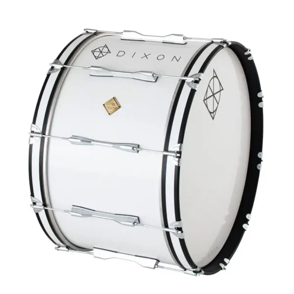 Dixon PMZCL4221-WT – Marching Bass Drum 22×14″ Wood Shell – White