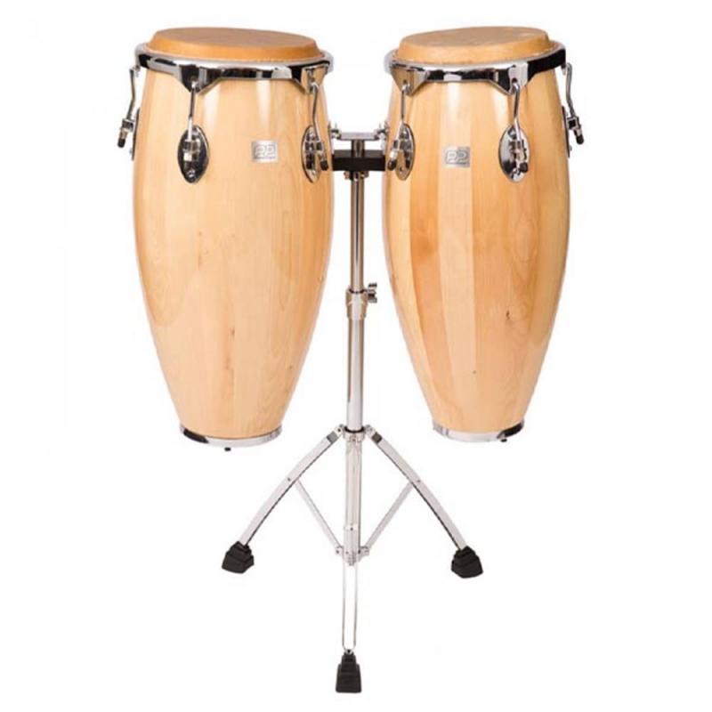 PP World Conga Set w/Stands – Natural