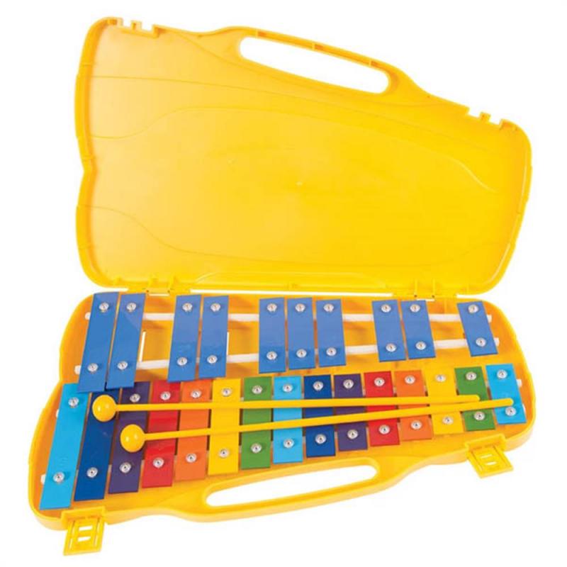 PP World Glockenspiel 25 notes (G5-G7) – Coloured Keys