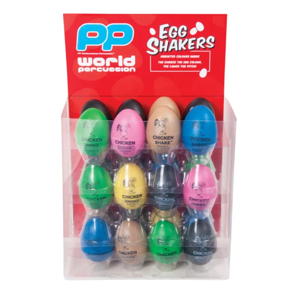 PP World Egg Maracas 24 pcs assorted