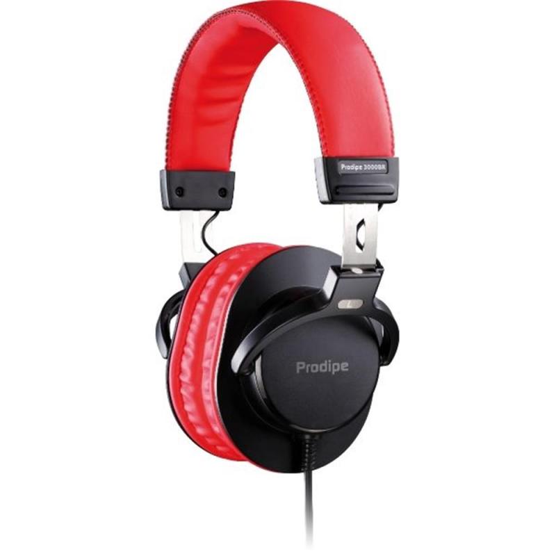 Prodipe 3000BR – Professional Headphone Versatile Red/Black