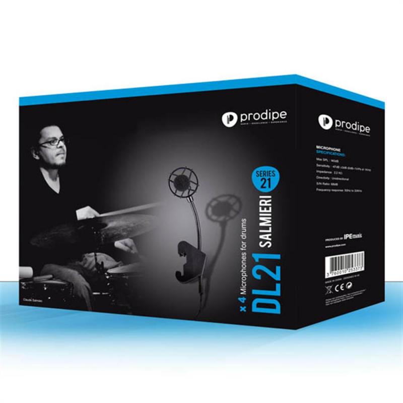 Prodipe DL21 – Drum Microphone Set (4 pcs)