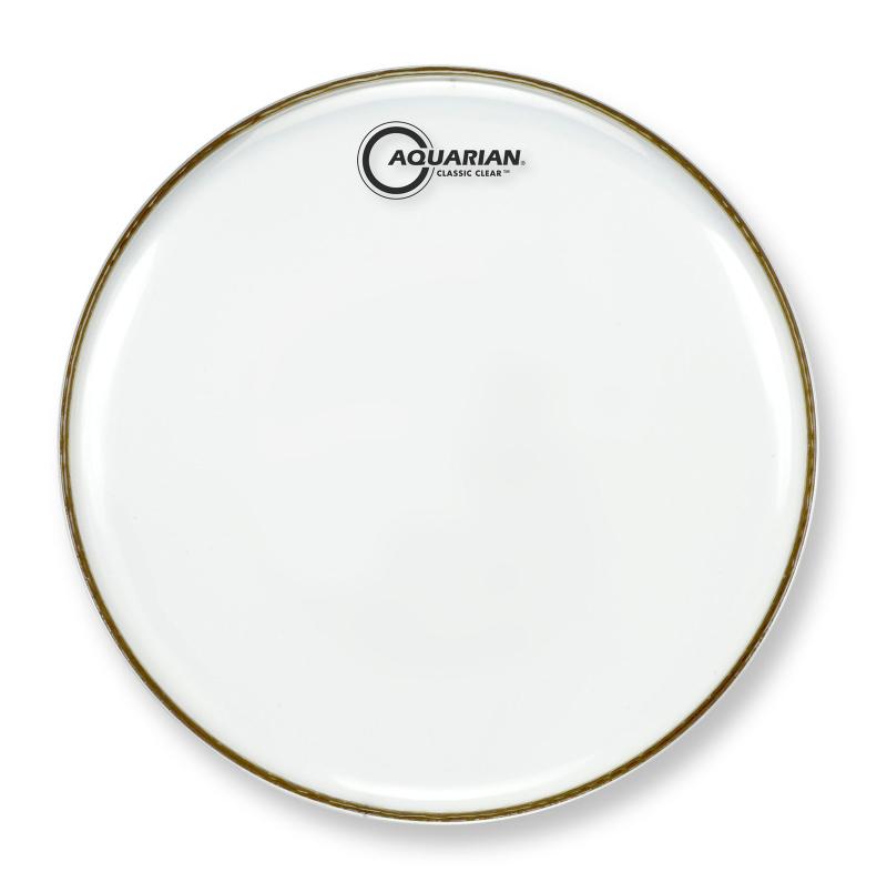 12" Classic Clear Snare Bottom Drumhead, Aquarian